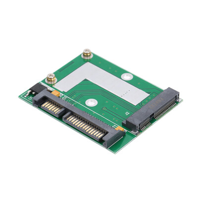 

Half-Height mSATA Mini PCI-e SSD to 25in SATA3 Interface Converter Adapter Card