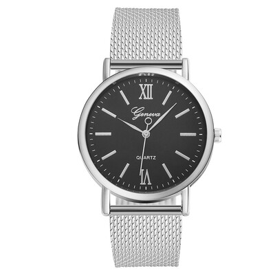 

RM Temperament Versatile Ladies Silica Gel Strap Watch Simple Mirror Quartz Watch