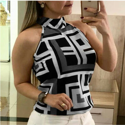

Fashion Ladies Summer Slim Vest Top Sleeveless Casual Blouse Tee Tops T-Shirt