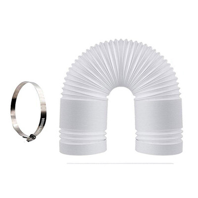 

〖Follure〗Universal Mobile Air Conditioning Exhaust Pipe Exhaust pipe Telescopic Heat Pipe
