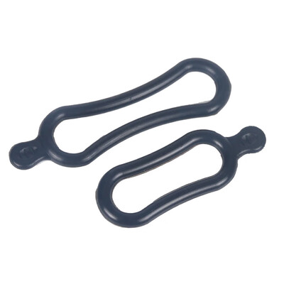 

10 Pair Silicone Rubber O Rings For Headlamp Bicycle LED Headlight Strap Down Straps Helmet Light Water Bottle