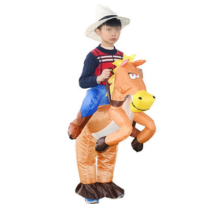

Greensen Festival Celebration Party Clothes Inflatable Horse Riding Cartoon CostumeWithout Battery