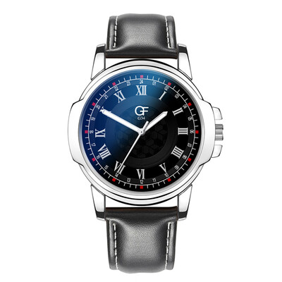 

Gobestart Hot Man Leather Watch Whatever Late Anyway Letter Watches New Pointer glow