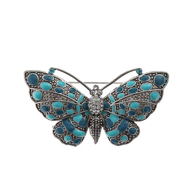 

New Styles Fashion Enamel Butterfly Brooch Wedding Corsage Women Hats Suit Brooches