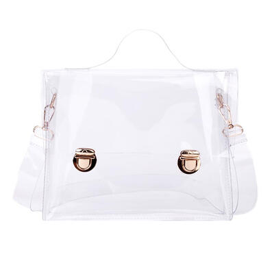 

Transparent Shoulder Messenger Handbags Women Simple PVC Crossbody Bags