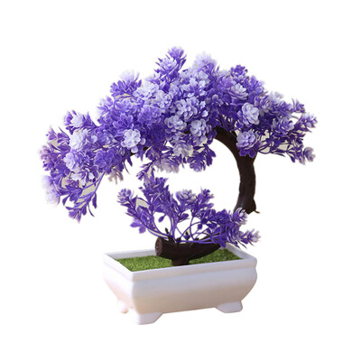 

Simulation Fake Potted Bonsai Tree Artificial Plant Desk Ornament Home Decor