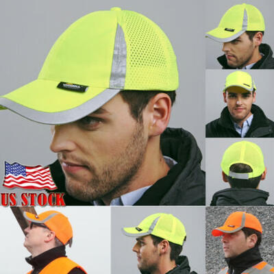 

US STOCK Hi Vis Bump Cap Safety Work Wear Hard Hat Head Protection Baseball