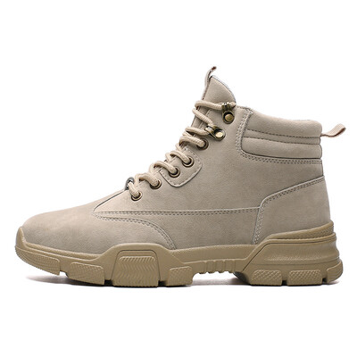 

British mens Martin boots non-slip wear-resistant high boots