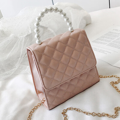 

Pearl Linger chain mini - bag womens new 2019 summer Korean version of a single shoulder satchel