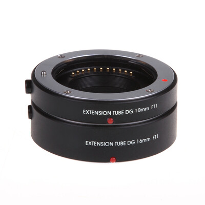 

Macro AF Auto Focus Extension DG Tube 10mm 16mm Set Ring Metal Mount for M43 Mount Olympus E-P1 E-P2 E-PL1 E-PL2 Panasonic G1GF1