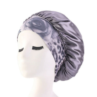 

Adjust Women Bonnet Cap Salon Shower Sleep Hair Head Cover Wide Band Elastic Hat