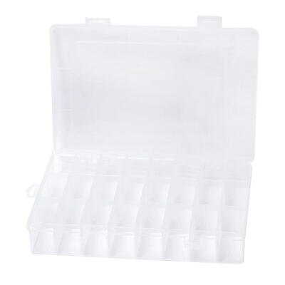 

Plastic Jewelry Nail Art Storage Box Multi-grid Pill Case Beads Container