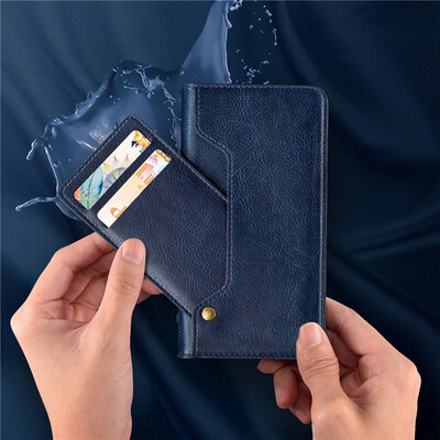 

Phone Case For iPhone XS Wallet Cases Luxury Leather Detachable New Multifunction Mini With Card Pocket