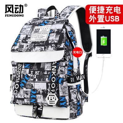 

Backpack Oxford cloth travel bag waterproof multifunctional leisure laptop bag