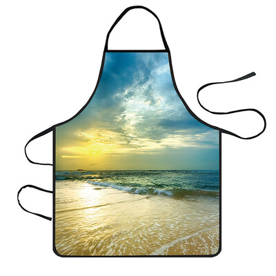 

Toponeto Home Women Waterproof Cute Cartoon Kitchen Restaurant Cooking Bib Apron Aprons
