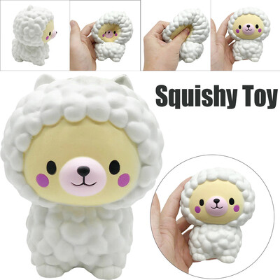 

Gotoamei Squeeze White Sheep Slow Rising Decompression Toys Easter Gift Phone Strap