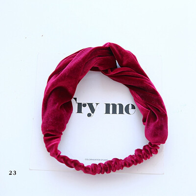 

Women Girl Cute Cotton Blend Lace Stretch Bow Elastic Headband Plain Molding Yoga Sport Sweet Hair Accessories Yellow Pink Khaki