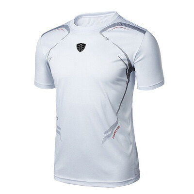 

FANNAI Men T Shirt Sport Quick Dry Shirts Fitness Crossfit Running Men shirt Short sleeve Sports Soccer Gym Shirt Tops Tees