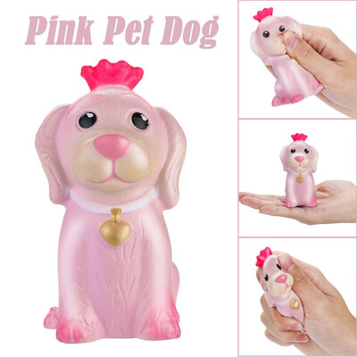

Gotoamei Squeeze Stress Reliever Pink Pet Dog Cream Scented Slow Rising Toys Gifts