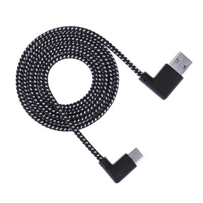 

Nylon Braided 90 Degree Connector USB31 Type-C Port Charging Data Cable