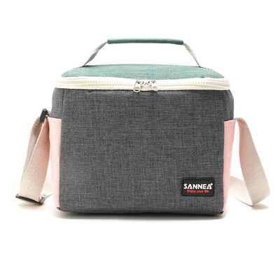 

Siaonvr Aluminium Foil Insulated Tote Oxford Cloth Thermal Lunch Bag Picnic Package