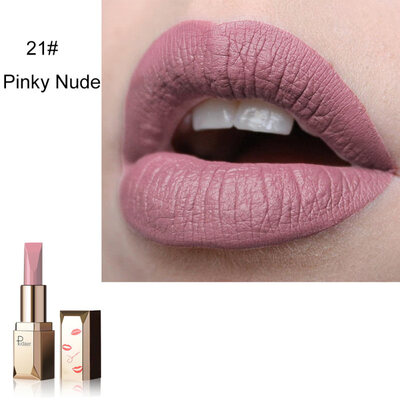 Women Long Lasting Cosmetic Matte Lipstick Lip Gloss Basic Beauty Makeup Tool