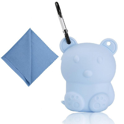 

Portable Fast Drying Microfiber Face Sports Cool Towel with Silicone Case Suitable for Outdoor Travelling Swimming Mountaineering