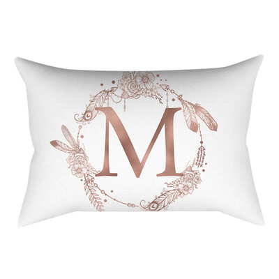 

Siaonvr 30x50 cm Kinder Zimmer Dekoration Brief Kissen Englisch Alphabet pillowcases