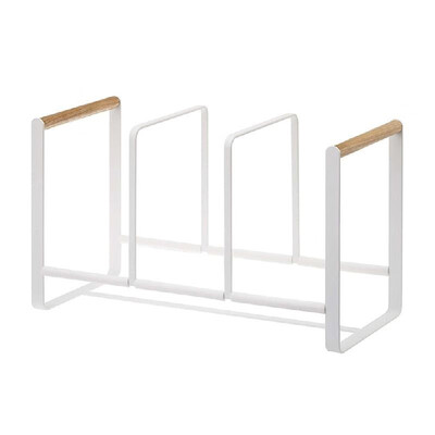 

Vertical Pan Lid Rack Organizer for Kitchen Counter Cabinet