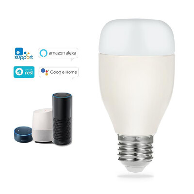 

OWSOO Smart WiFi LED Light Bulb Multi-color Free APP Remote Control Voice Control Works with Amazon Alexa Google Home