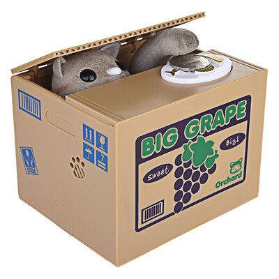 

My Cat Bank Robotic Coin Munching Toy Money Box Saving Childrens Bank