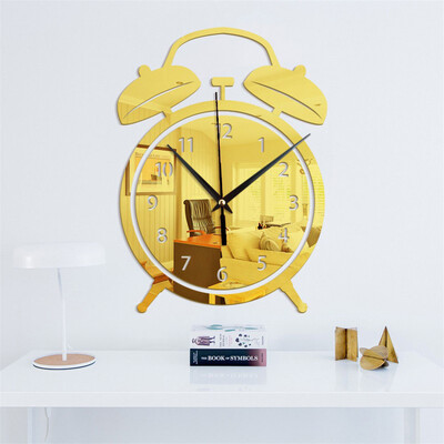 

Gobestart 3D Creative Acrylic Mirror Wall Clock Home Decoration Wall Clock
