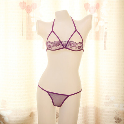 

Women Lingerie set Ladies Brapanties Halterneck Sissy Lingerie set Sexy