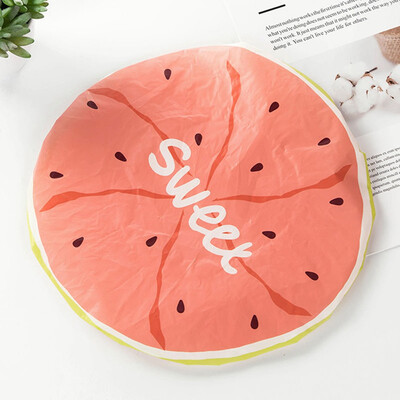 

1pcWomen Waterproof Shower Cap Cute Fruit Pattern Hair Care Bath Cap Reusable