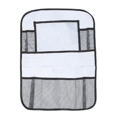 

Car Seat Back Organizer Bag Backseat Storage Box Automobile Pouch Coffee