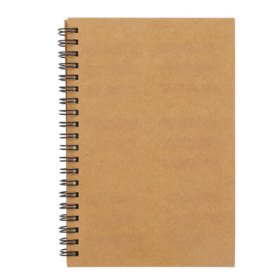 

Retro Spiral Coil Sketchbook Kraft Paper Notebook Sketch Painting Diary Journal