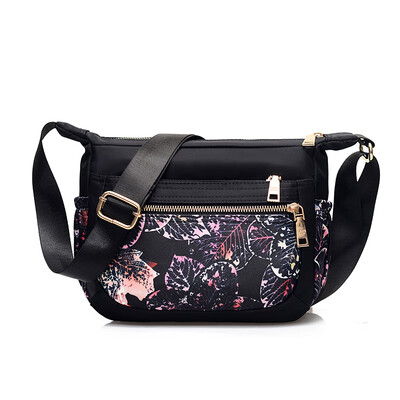 

Nylon Single Shoulder Bag Leisure Waterproof Oxford Canvas Bag Woman Slant Bag Printed Fashion Mom Bag