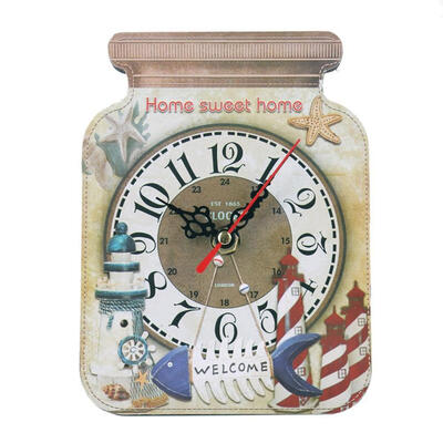 

Greensen Vintage Style Silent Wall Number Clock for Bedroom Living Room DecorationVintage Wall Clock Vintage Bottle Clock