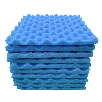 

〖Follure〗10Pcs Acoustic Foam Panel Sound Stop Absorption Sponge Studio KTV Soundproof