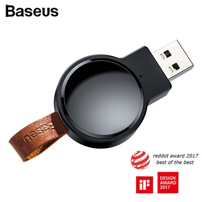 

Baseus mini portable USB wireless charger for Apple watch 4321 series Qi wireless magnetic charging