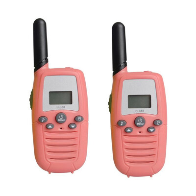 

2pcs Children Radio Set Kids Walkie Talkie Handheld Intercom with LCD Display & Flashlight Boys Girls Gift Interaction Toys