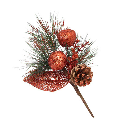 

Artificial Simulation Pine Stems Pine Cone Branches Christmas Tree Decorations Handmade Flower Arrangements Art Crafts