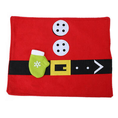 

Christmas Golve Cutlery Forks Knife Tableware Holders Platemat Table Mat