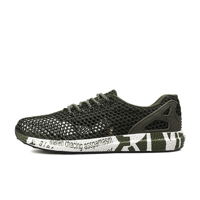 

2019 Hot Sale Summer Shoes Men Sneakers Mesh Breathable Vulcanized Shoes Male Light Lace-up Beach Footwear Mens Casual Shoes