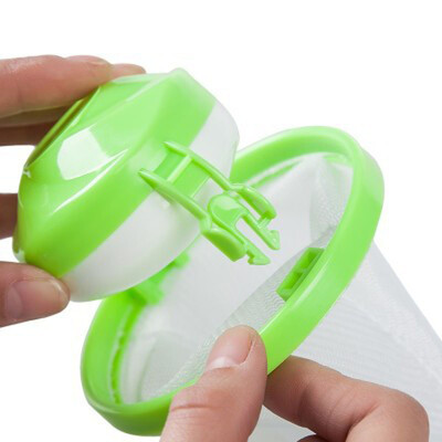 

Gobestart Home Floating Lint Hair Catcher Mesh Pouch Washing Machine Laundry Filter Bag