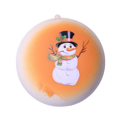 

Gotoamei Hot Christmas Snowma Bread Slow Rising Scented Relieve Stress Toy Key Pendant