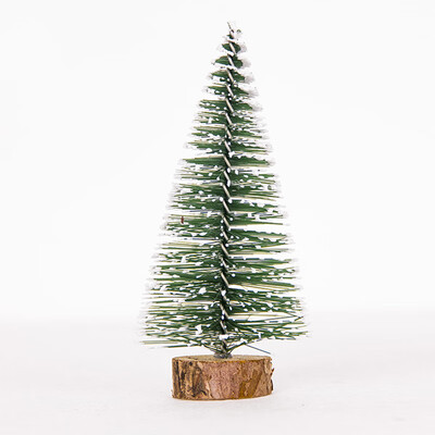 

Christmas Snow Mini Tree Holiday Festival Party Ornament Decor Miniature