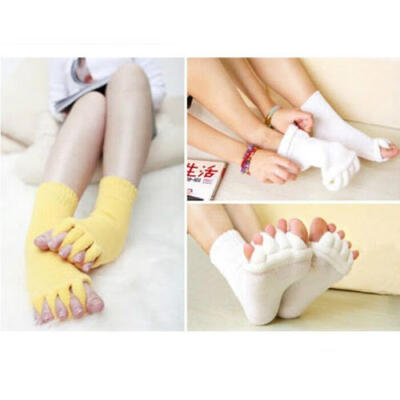

SUNSIOM Toes Foot Alignment Socks Relief for bunions hammer toes cramps happy feet