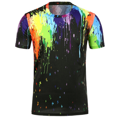 

Toponeto Fashion Mens Colorful Summer Short Sleeve Fit Casual T-Shirt Blouse Tops