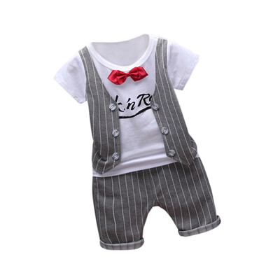 

Infant Toddler Kids Baby Boy Fashion T-shirt TopsPants Outfits Clothes
